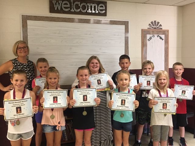 Wanda Kendall School Students of Month named